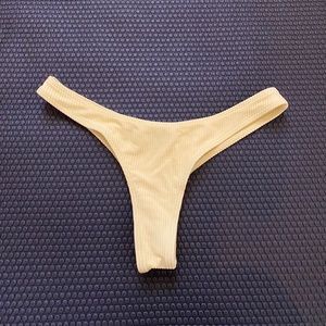 Light yellow bikini bottoms